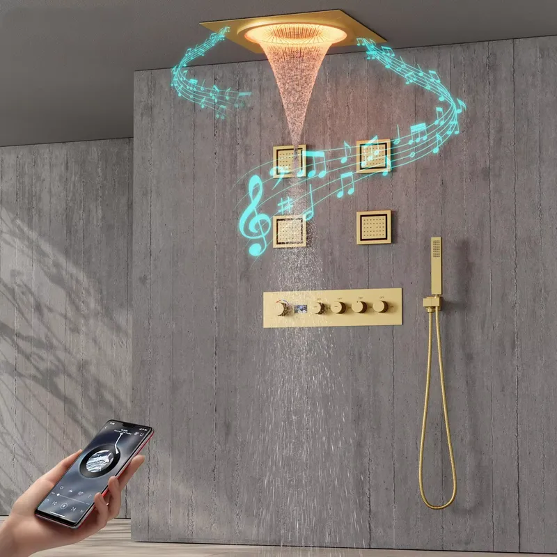 Conjunto de Chuveiro LED Intel - Spa & Wellness Centre Lielupe avaliação e preço