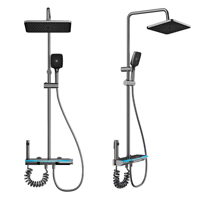 Conjunto de Chuveiro Cinza Lux - Spa & Wellness Centre Lielupe avaliação e preço